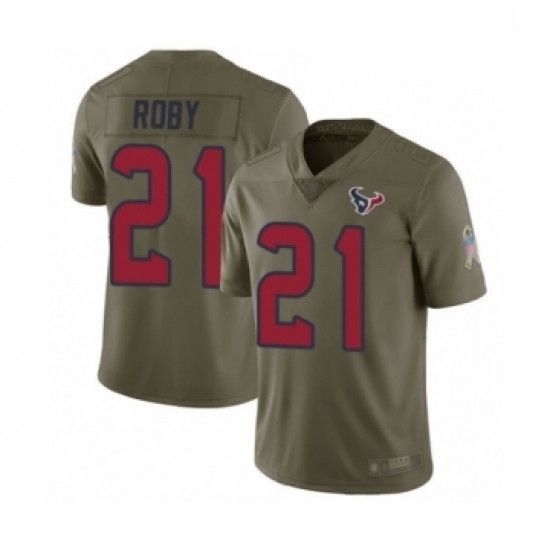 Men Houston Texans 21 Bradley Roby Limited Olive 2017 Salute to Service Football Jersey Men Houston Texans 21 Bradley Roby Limited Olive 2017 Salute to Service Football Jersey