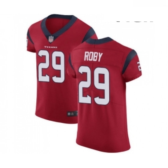 Men Houston Texans 29 Bradley Roby Red Alternate Vapor Untouchable Elite Player Football Jersey Men Houston Texans 29 Bradley Roby Red Alternate Vapor Untouchable Elite Player Football Jersey