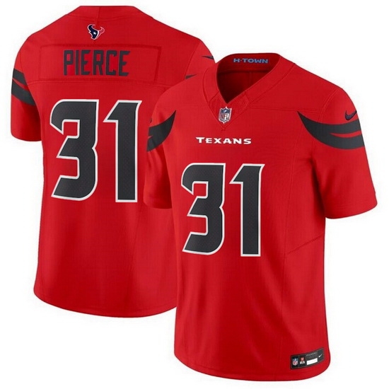 Men Houston Texans 31 Dameon Pierce Red 2024 Alternate F U S E Vapor Stitched Jersey Men Houston Texans 31 Dameon Pierce Red 2024 Alternate F U S E Vapor Stitched Jersey
