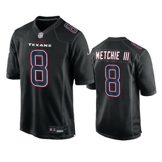 Men Houston Texans 8 John Metchie III Black Fashion Vapor Untouchable Limited Stitched Football Jersey Men Houston Texans 8 John Metchie III Black Fashion Vapor Untouchable Limited Stitched Football Jersey