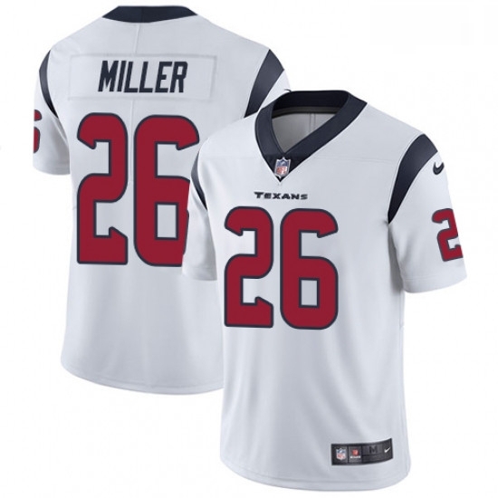 Men Nike Houston Texans 26 Lamar Miller Limited White Vapor Untouchable NFL Jersey Men Nike Houston Texans 26 Lamar Miller Limited White Vapor Untouchable NFL Jersey