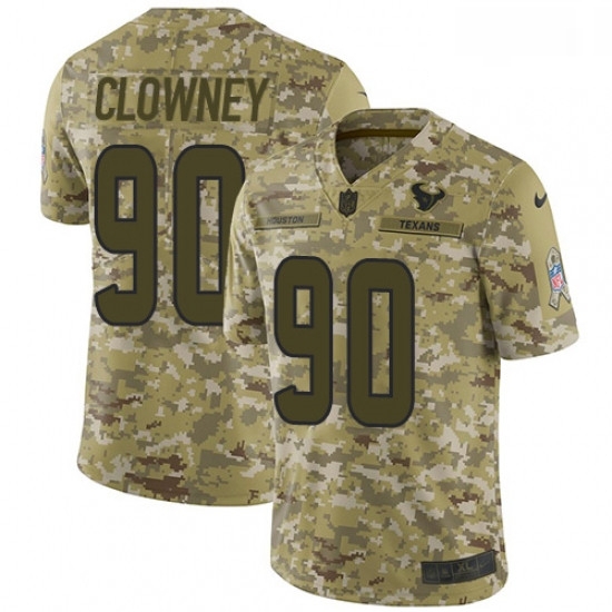 Men Nike Houston Texans 90 Jadeveon Clowney Limited Camo 2018 Salute to Service NFL Jersey Men Nike Houston Texans 90 Jadeveon Clowney Limited Camo 2018 Salute to Service NFL Jersey