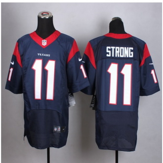 New Houston Texans #11 Jaelen Strong Navy Blue Team Color Men Stitched NFL Elite Jersey New Houston Texans #11 Jaelen Strong Navy Blue Team Color Men Stitched NFL Elite Jersey