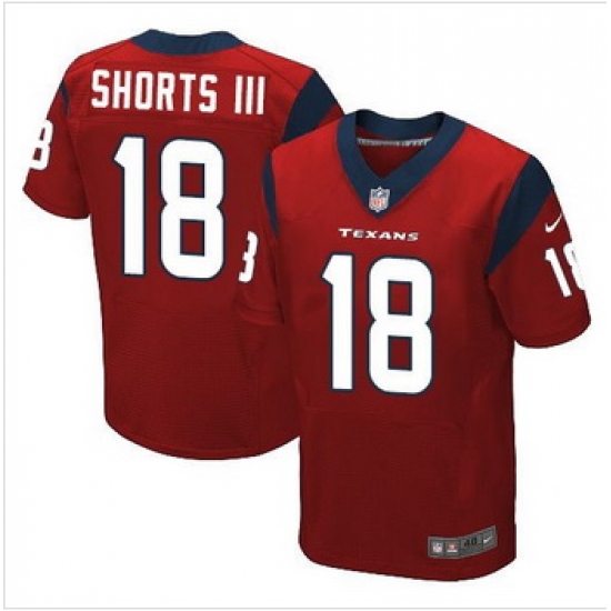 New Houston Texans #18 Cecil Shorts III Red Alternate Men Stitched NFL Elite Jersey New Houston Texans #18 Cecil Shorts III Red Alternate Men Stitched NFL Elite Jersey