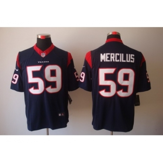 Nike Houston Texans 59 Whitney Mercilus Blue Limited NFL Jersey Nike Houston Texans 59 Whitney Mercilus Blue Limited NFL Jersey
