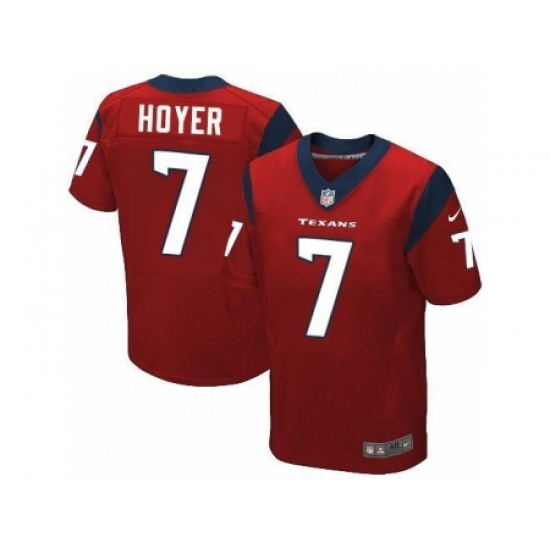 Nike Houston Texans 7 Brian Hoyer Red Elite NFL Jersey Nike Houston Texans 7 Brian Hoyer Red Elite NFL Jersey