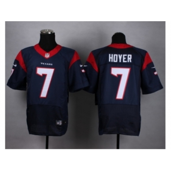 Nike Houston Texans 7 Brian Hoyer blue Elite NFL Jersey Nike Houston Texans 7 Brian Hoyer blue Elite NFL Jersey