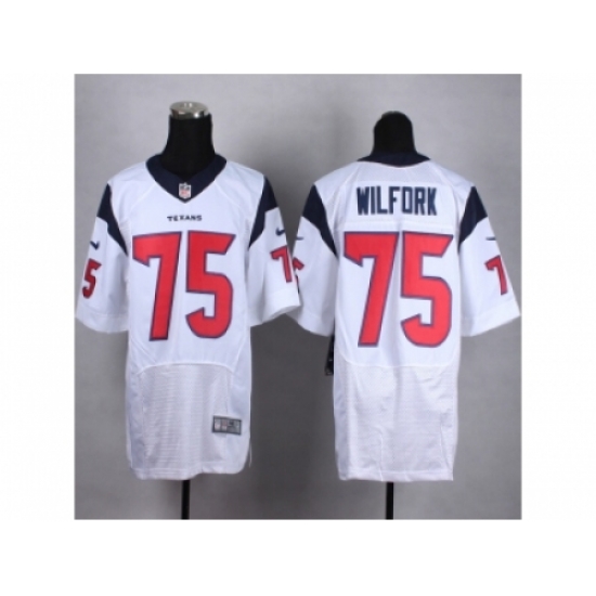 Nike Houston Texans 75 Vince Wilfork white Elite NFL Jersey Nike Houston Texans 75 Vince Wilfork white Elite NFL Jersey