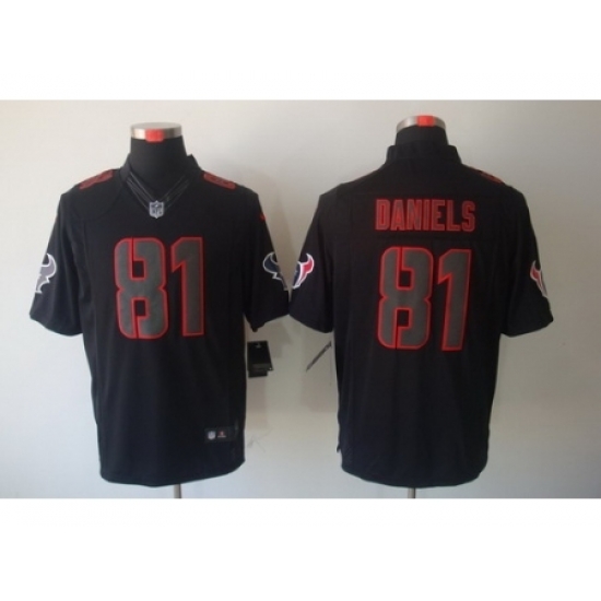 Nike Houston Texans 81 Owen Daniels Black Impact Limited NFL Jersey Nike Houston Texans 81 Owen Daniels Black Impact Limited NFL Jersey
