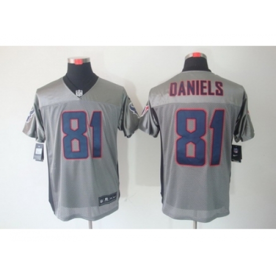 Nike Houston Texans 81 Owen Daniels Grey Elite Shadow NFL Jersey Nike Houston Texans 81 Owen Daniels Grey Elite Shadow NFL Jersey