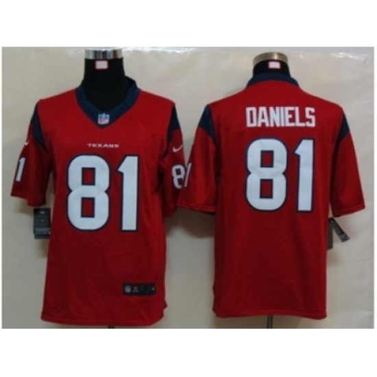 Nike Houston Texans 81 Owen Daniels red Limited NFL Jersey Nike Houston Texans 81 Owen Daniels red Limited NFL Jersey