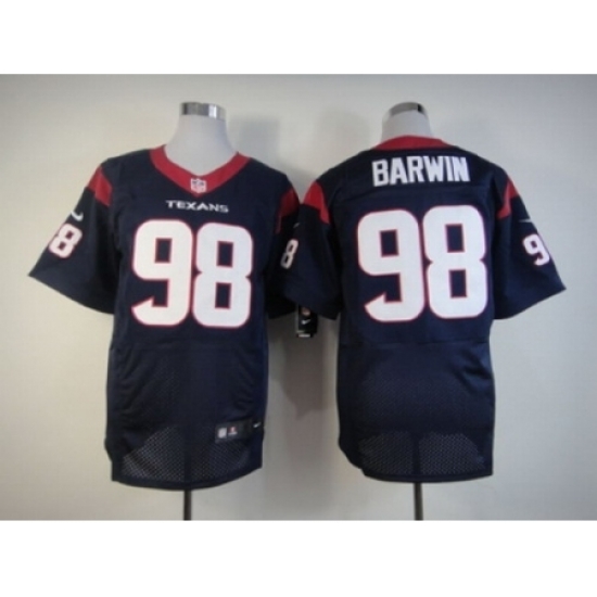 Nike Houston Texans 98 Connor Barwin Blue Elite NFL Jersey Nike Houston Texans 98 Connor Barwin Blue Elite NFL Jersey