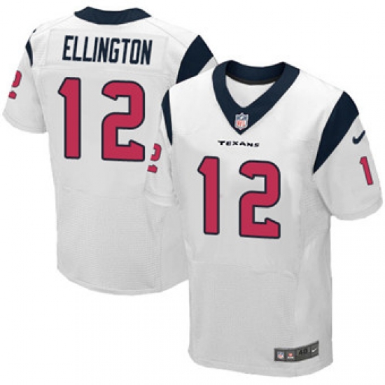 Nike Texans #12 Bruce Ellington White Mens Stitched NFL Elite Jersey Nike Texans #12 Bruce Ellington White Mens Stitched NFL Elite Jersey