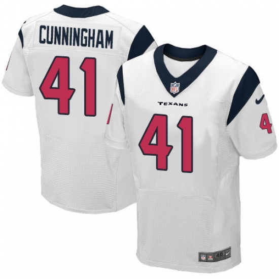 Nike Texans #41 Zach Cunningham White Mens Stitched NFL Elite Jersey Nike Texans #41 Zach Cunningham White Mens Stitched NFL Elite Jersey