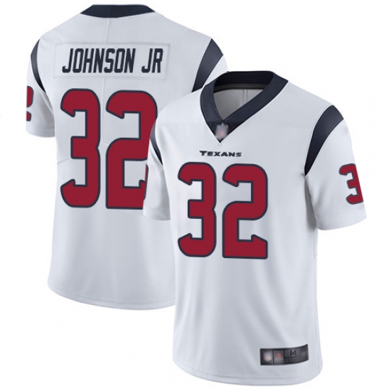 Texans 32 Lonnie Johnson Jr White Men Stitched Football Vapor Untouchable Limited Jersey Texans 32 Lonnie Johnson Jr White Men Stitched Football Vapor Untouchable Limited Jersey