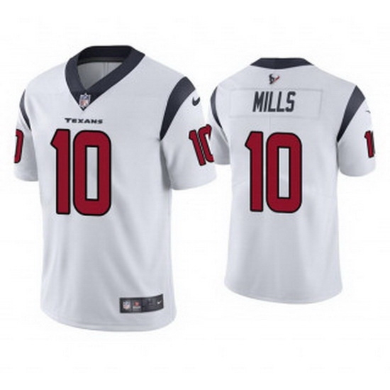 Youth Men Houston Texans 10 Davis Mills White Vapor Untouchable Limited Stitched Jersey Youth Men Houston Texans 10 Davis Mills White Vapor Untouchable Limited Stitched Jersey