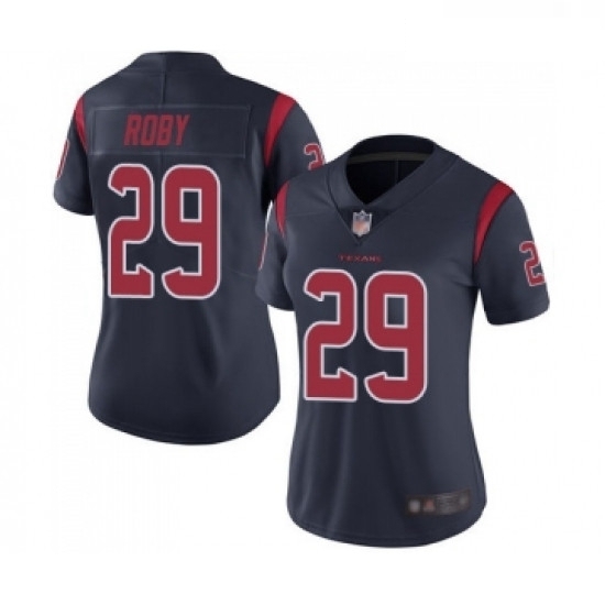 Womens Houston Texans 29 Bradley Roby Limited Navy Blue Rush Vapor Untouchable Football Jersey Womens Houston Texans 29 Bradley Roby Limited Navy Blue Rush Vapor Untouchable Football Jersey