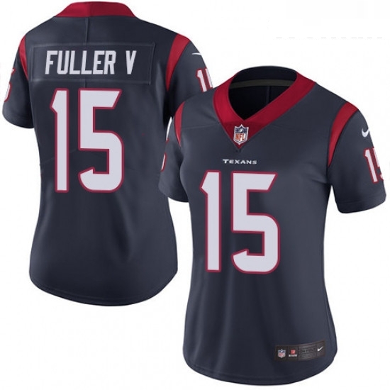 Womens Nike Houston Texans 15 Will Fuller V Limited Navy Blue Team Color Vapor Untouchable NFL Jersey Womens Nike Houston Texans 15 Will Fuller V Limited Navy Blue Team Color Vapor Untouchable NFL Jersey