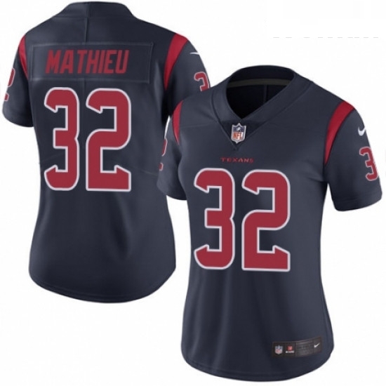 Womens Nike Houston Texans 32 Tyrann Mathieu Limited Navy Blue Rush Vapor Untouchable NFL Jersey Womens Nike Houston Texans 32 Tyrann Mathieu Limited Navy Blue Rush Vapor Untouchable NFL Jersey