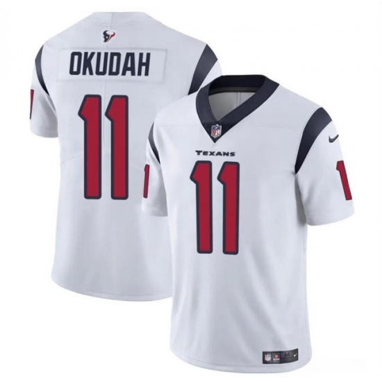 Youth Houston Texans 11 Jeff Okudah White Vapor Untouchable Limited Stitched Football Jersey Youth Houston Texans 11 Jeff Okudah White Vapor Untouchable Limited Stitched Football Jersey