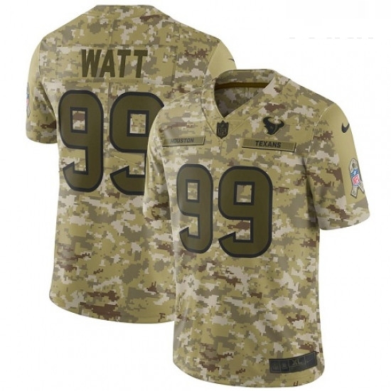 Youth Nike Houston Texans 99 JJ Watt Limited Camo 2018 Salute to Service NFL Jersey Youth Nike Houston Texans 99 JJ Watt Limited Camo 2018 Salute to Service NFL Jersey