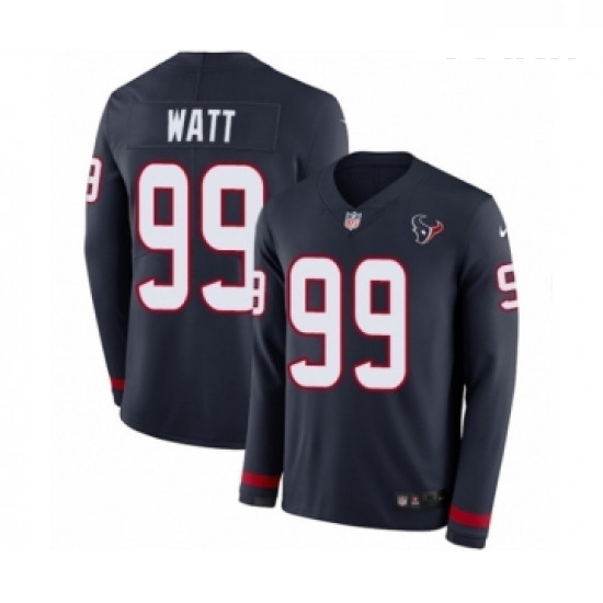 Youth Nike Houston Texans 99 JJ Watt Limited Navy Blue Therma Long Sleeve NFL Jersey Youth Nike Houston Texans 99 JJ Watt Limited Navy Blue Therma Long Sleeve NFL Jersey
