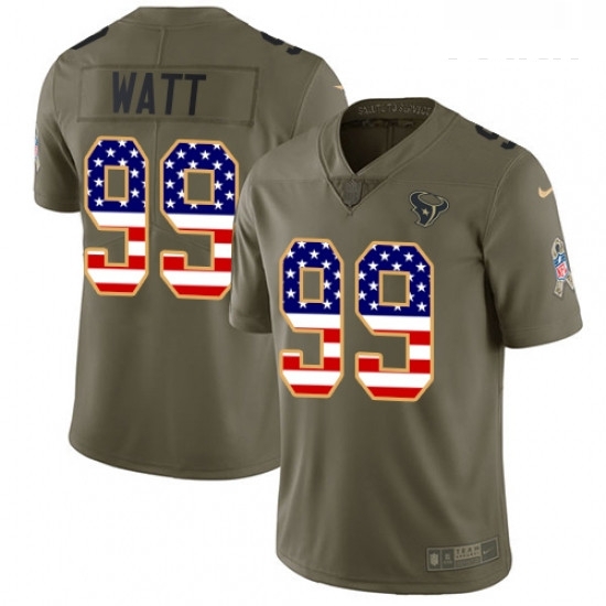 Youth Nike Houston Texans 99 JJ Watt Limited OliveUSA Flag 2017 Salute to Service NFL Jersey Youth Nike Houston Texans 99 JJ Watt Limited OliveUSA Flag 2017 Salute to Service NFL Jersey