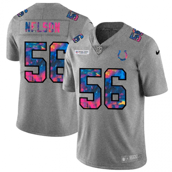 Indianapolis Colts 56 Quenton Nelson Men Nike Multi Color 2020 NFL Crucial Catch NFL Jersey Greyheather Indianapolis Colts 56 Quenton Nelson Men Nike Multi Color 2020 NFL Crucial Catch NFL Jersey Greyheather