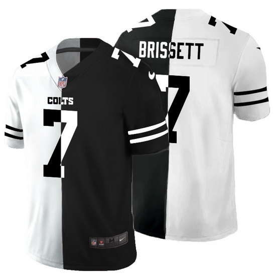 Indianapolis Colts 7 Jacoby Brissett Men Black V White Peace Split Nike Vapor Untouchable Limited NFL Jersey Indianapolis Colts 7 Jacoby Brissett Men Black V White Peace Split Nike Vapor Untouchable Limited NFL Jersey
