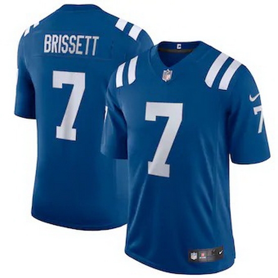 Indianapolis Colts 7 Jacoby Brissett Men Nike Royal 2020 Vapor Limited Jersey Indianapolis Colts 7 Jacoby Brissett Men Nike Royal 2020 Vapor Limited Jersey