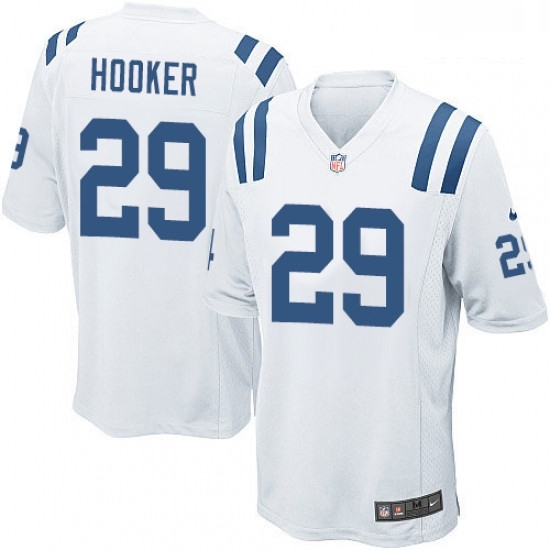 Men Nike Indianapolis Colts 29 Malik Hooker Game White NFL Jersey Men Nike Indianapolis Colts 29 Malik Hooker Game White NFL Jersey
