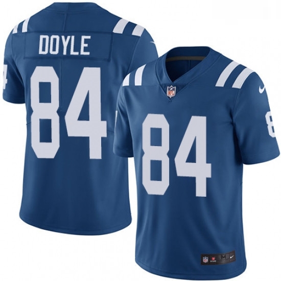 Men Nike Indianapolis Colts 84 Jack Doyle Royal Blue Team Color Vapor Untouchable Limited Player NFL Jersey Men Nike Indianapolis Colts 84 Jack Doyle Royal Blue Team Color Vapor Untouchable Limited Player NFL Jersey