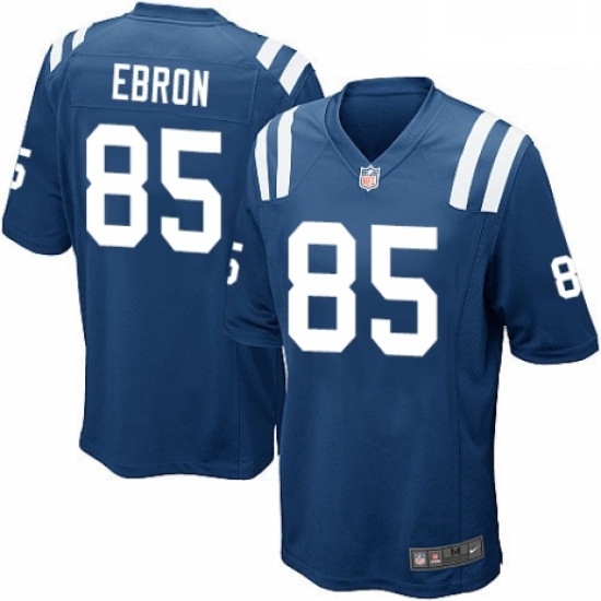 Men Nike Indianapolis Colts 85 Eric Ebron Game Royal Blue Team Color NFL Jersey Men Nike Indianapolis Colts 85 Eric Ebron Game Royal Blue Team Color NFL Jersey