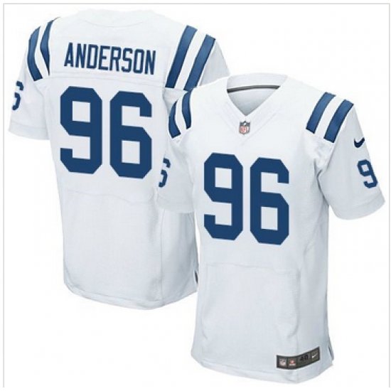 Nike Indianapolis Colts #96 Henry Anderson White Mens Stitched NFL Elite Jersey Nike Indianapolis Colts #96 Henry Anderson White Mens Stitched NFL Elite Jersey