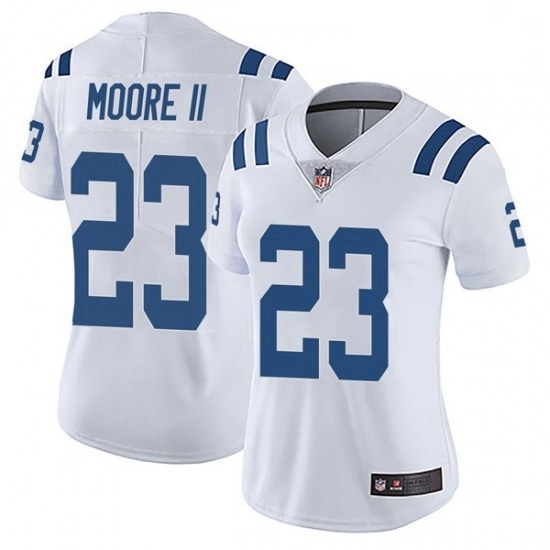 Women Indianapolis Colts Kenny Moore II Limited Color Rush Vapor Untouchable Jersey White Women Indianapolis Colts Kenny Moore II Limited Color Rush Vapor Untouchable Jersey White