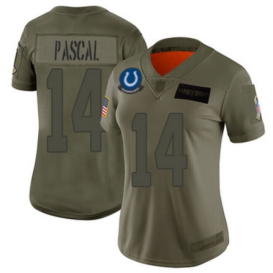 Women Zach Pascal Limited Jersey 14 Football Indianapolis Colts Camo 2019 Salut Women Zach Pascal Limited Jersey 14 Football Indianapolis Colts Camo 2019 Salut