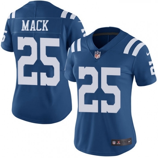 Womens Nike Indianapolis Colts 25 Marlon Mack Limited Royal Blue Rush Vapor Untouchable NFL Jersey Womens Nike Indianapolis Colts 25 Marlon Mack Limited Royal Blue Rush Vapor Untouchable NFL Jersey