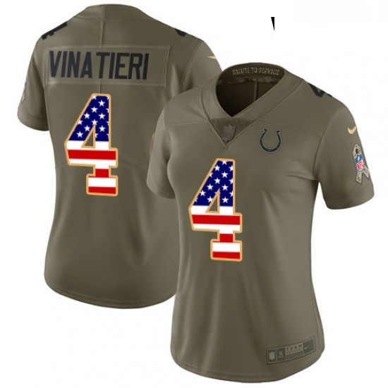 Womens Nike Indianapolis Colts 4 Adam Vinatieri Limited OliveUSA Flag 2017 Salute to Service NFL Jersey Womens Nike Indianapolis Colts 4 Adam Vinatieri Limited OliveUSA Flag 2017 Salute to Service NFL Jersey