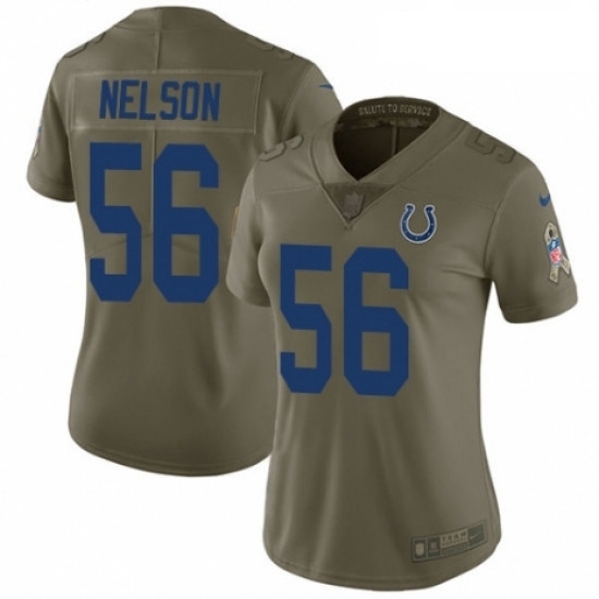 Womens Nike Indianapolis Colts 56 Quenton Nelson Limited Olive 2017 Salute to Service NFL Jersey Womens Nike Indianapolis Colts 56 Quenton Nelson Limited Olive 2017 Salute to Service NFL Jersey