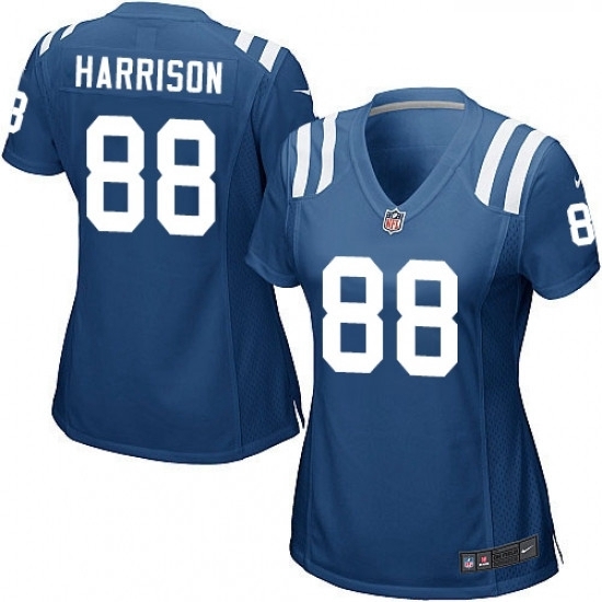 Womens Nike Indianapolis Colts 88 Marvin Harrison Game Royal Blue Team Color NFL Jersey Womens Nike Indianapolis Colts 88 Marvin Harrison Game Royal Blue Team Color NFL Jersey