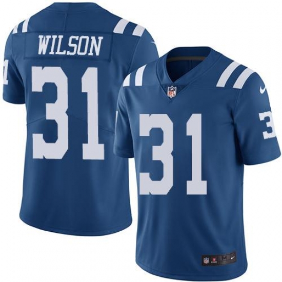 Nike Colts #31 Quincy Wilson Royal Blue Youth Stitched NFL Limited Rush Jersey Nike Colts #31 Quincy Wilson Royal Blue Youth Stitched NFL Limited Rush Jersey