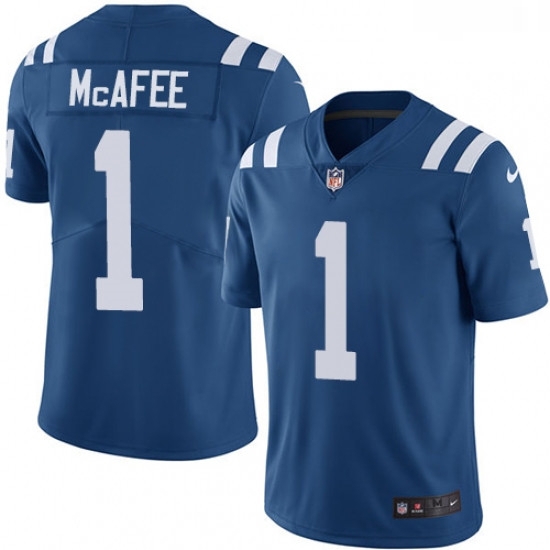 Youth Nike Indianapolis Colts 1 Pat McAfee Royal Blue Team Color Vapor Untouchable Limited Player NFL Jersey Youth Nike Indianapolis Colts 1 Pat McAfee Royal Blue Team Color Vapor Untouchable Limited Player NFL Jersey