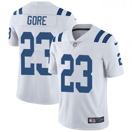 Youth Nike Indianapolis Colts 23 Frank Gore White Vapor Untouchable Limited Player NFL Jersey Youth Nike Indianapolis Colts 23 Frank Gore White Vapor Untouchable Limited Player NFL Jersey