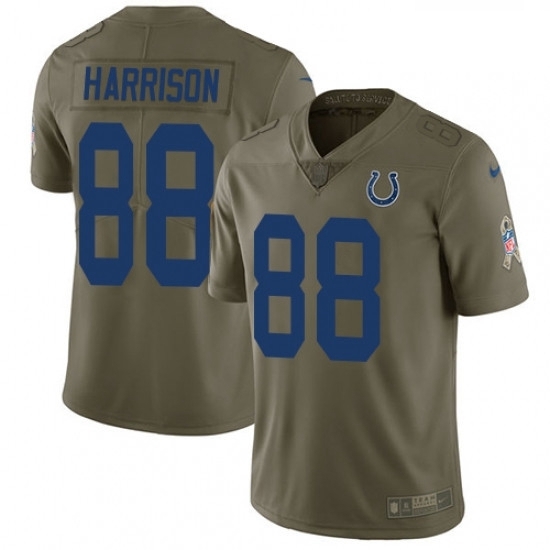 Youth Nike Indianapolis Colts 88 Marvin Harrison Limited Olive 2017 Salute to Service NFL Jersey Youth Nike Indianapolis Colts 88 Marvin Harrison Limited Olive 2017 Salute to Service NFL Jersey