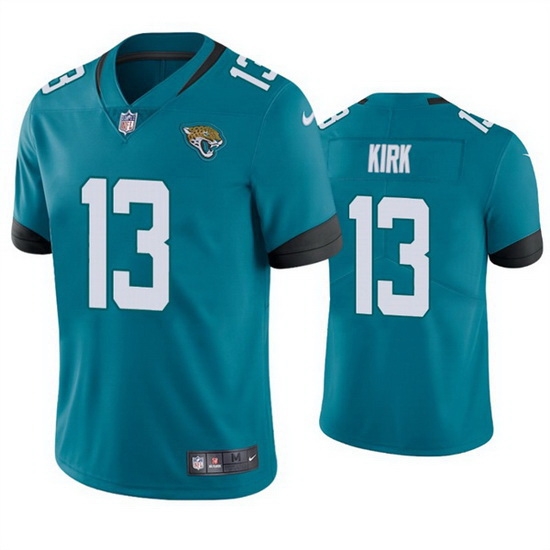 Men Jacksonville Jaguars 13 Christian Kirk Teal Vapor Untouchable Limited Stitched jersey Men Jacksonville Jaguars 13 Christian Kirk Teal Vapor Untouchable Limited Stitched jersey