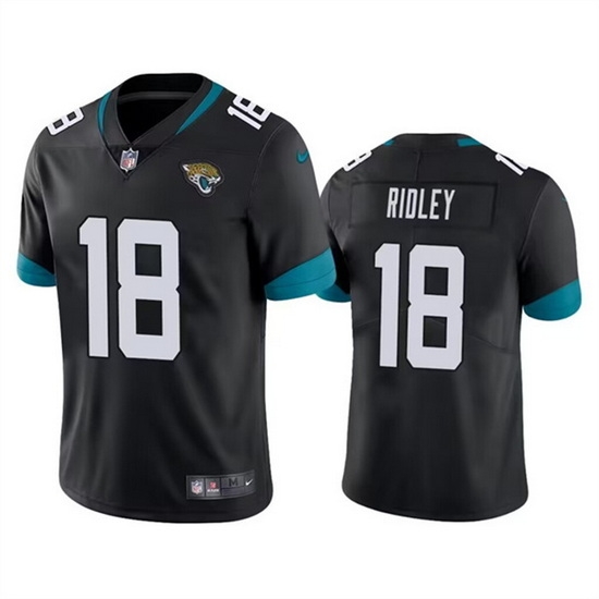 Men Jacksonville Jaguars 18 Calvin Ridley Black Vapor Untouchable Limited Stitched Jersey Men Jacksonville Jaguars 18 Calvin Ridley Black Vapor Untouchable Limited Stitched Jersey