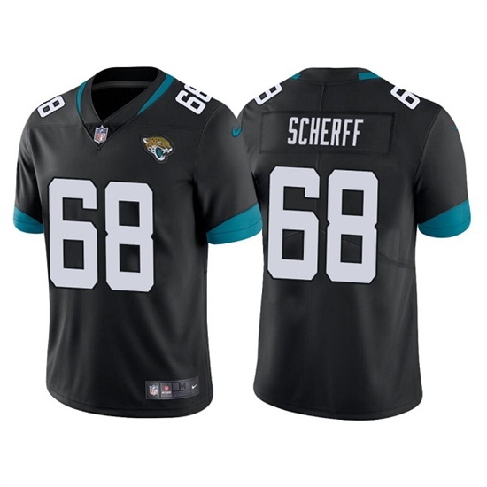 Men Jacksonville Jaguars 68 Brandon Scherff Black Vapor Untouchable Limited Stitched Jersey Men Jacksonville Jaguars 68 Brandon Scherff Black Vapor Untouchable Limited Stitched Jersey