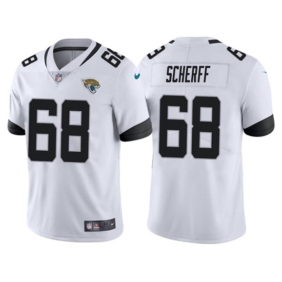 Men Jacksonville Jaguars 68 Brandon Scherff White Vapor Untouchable Limited Stitched Jersey Men Jacksonville Jaguars 68 Brandon Scherff White Vapor Untouchable Limited Stitched Jersey