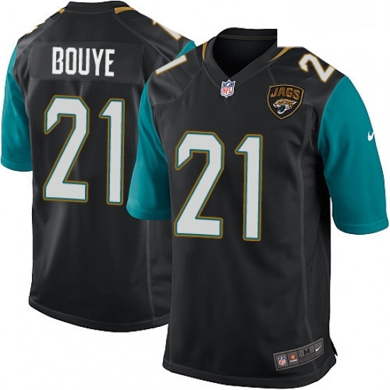 Men Nike Jacksonville Jaguars 21 AJ Bouye Game Black Alternate NFL Jersey Men Nike Jacksonville Jaguars 21 AJ Bouye Game Black Alternate NFL Jersey