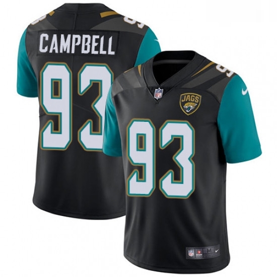 Men Nike Jacksonville Jaguars 93 Calais Campbell Black Alternate Vapor Untouchable Limited Player NFL Jersey Men Nike Jacksonville Jaguars 93 Calais Campbell Black Alternate Vapor Untouchable Limited Player NFL Jersey